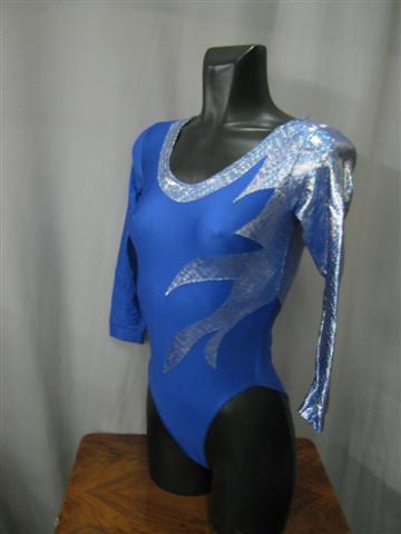 Body in lycra e con fiamma in tessuto nobilitato